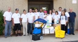 Team Nyco cleans Helping Hand Center for Autistic Children in community serviceproject