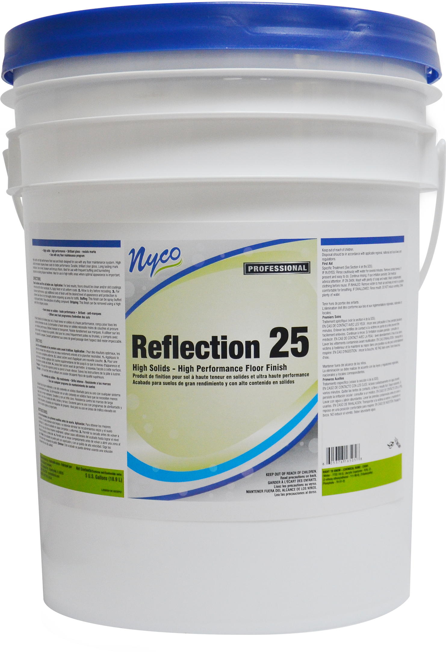 Reflection 25 High Solids High-Performance Floor Finish | NL165 | Nyco