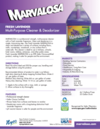 Marvalosa Lavender Cleaner Tech Sheet-Thumbnail