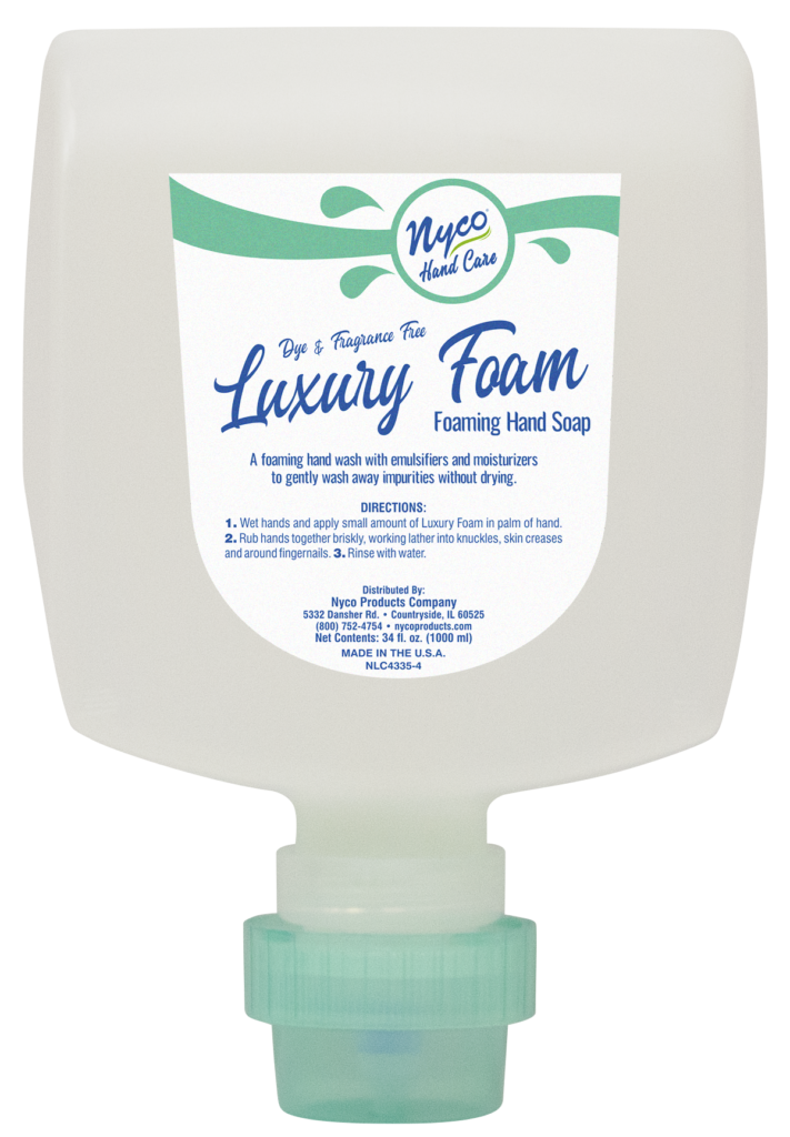 Luxury Foam Hand Soap, 1000 mL, Dye & Fragrance Free NLC43354
