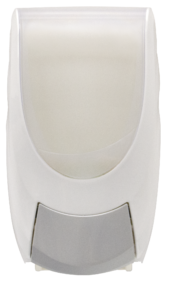Manual White Hand Soap & Hand Sanitizer Dispenser - White - 1000mL