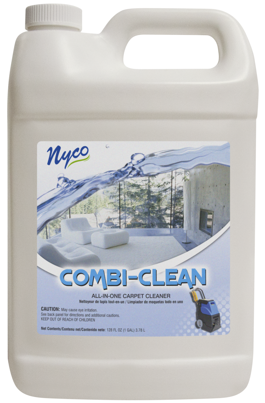 Combi-Clean 3-in-1 Carpet Cleaner Deodorizer Defoamer | NL90361 | Nyco