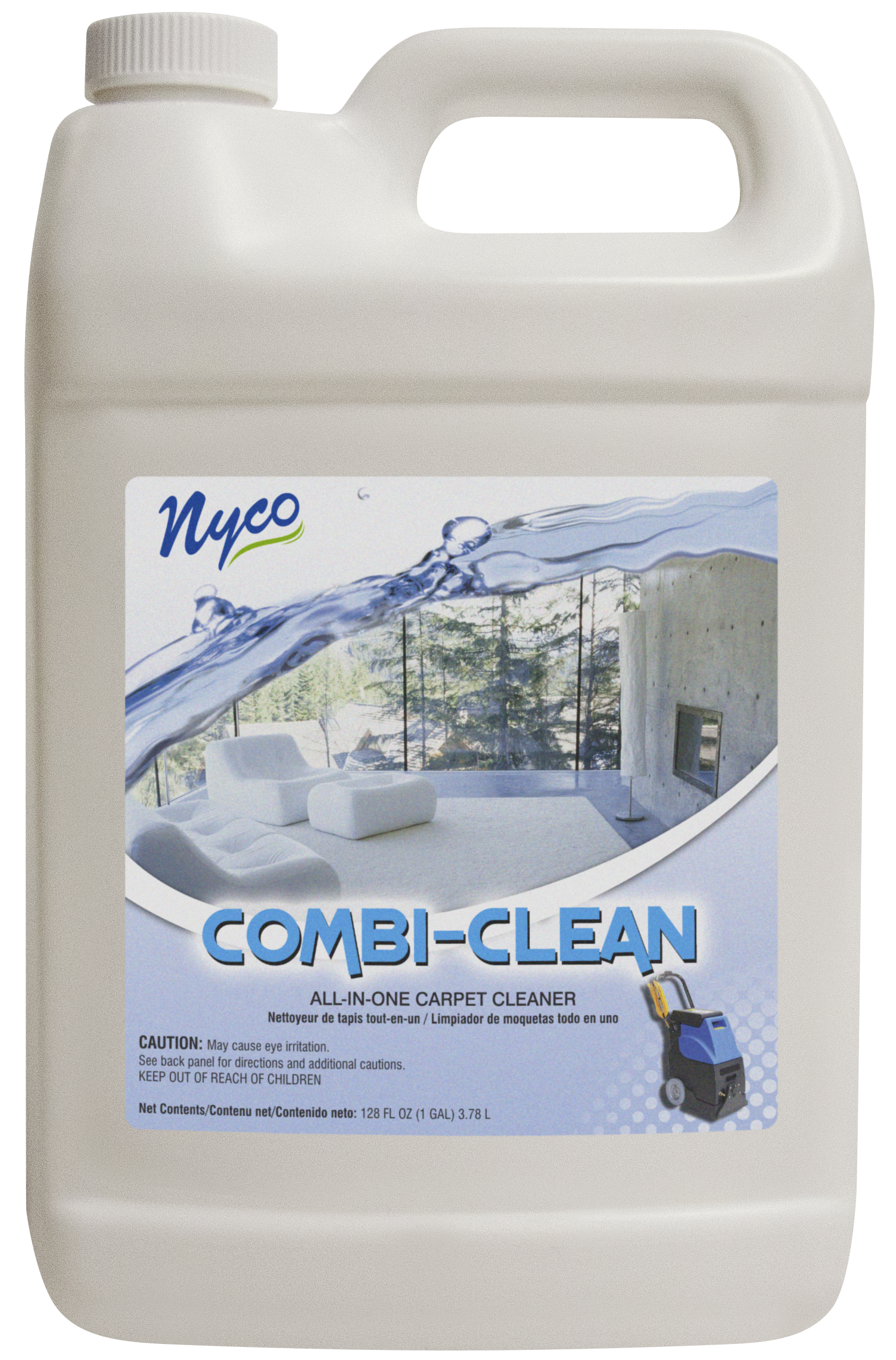 Combi-Clean 3-in-1 Carpet Cleaner Deodorizer Defoamer | NL90361 | Nyco
