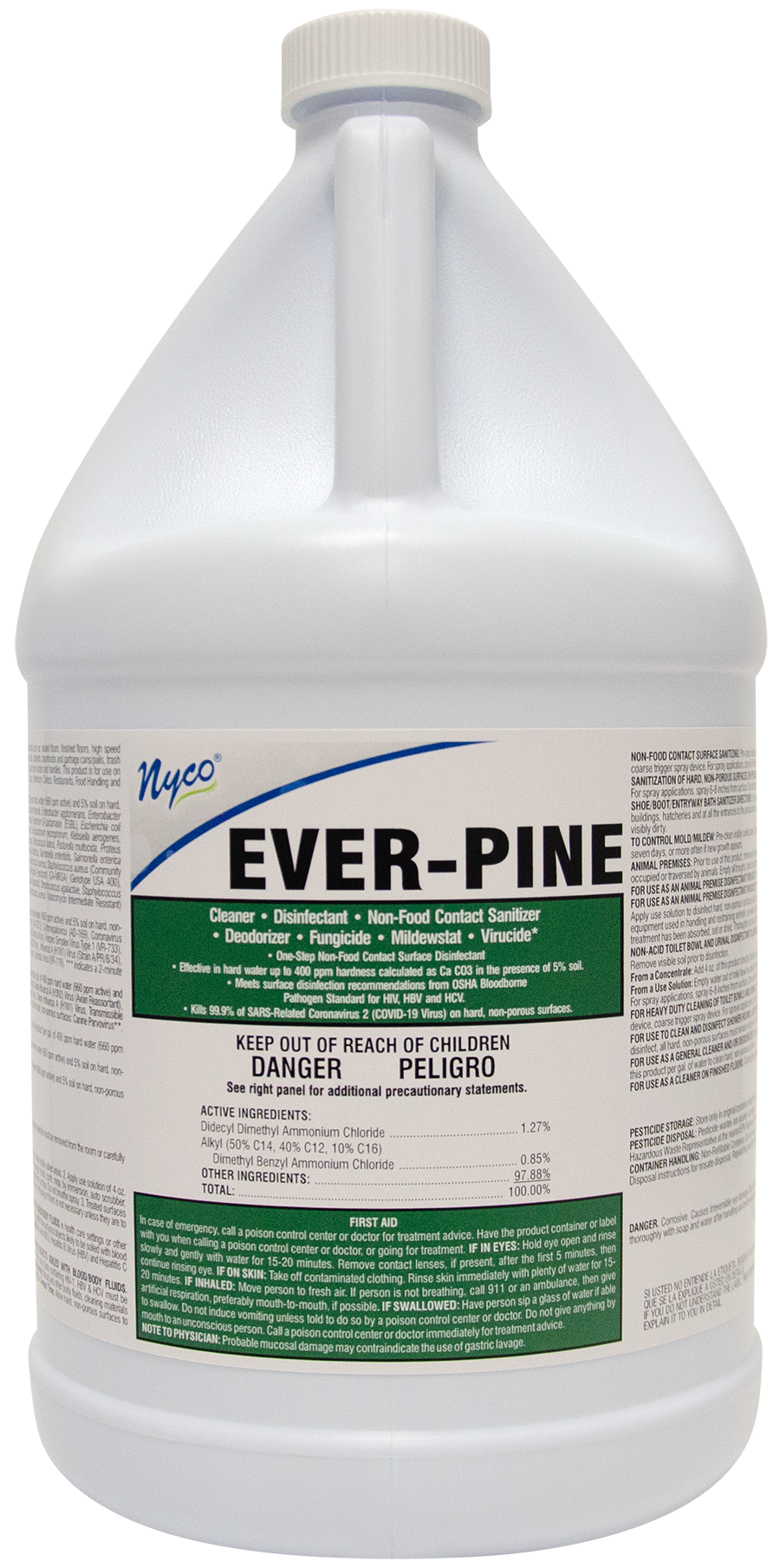 Nyco Ever Pine - One-Step Pine Scented Disinfectant | NL627 | Nyco